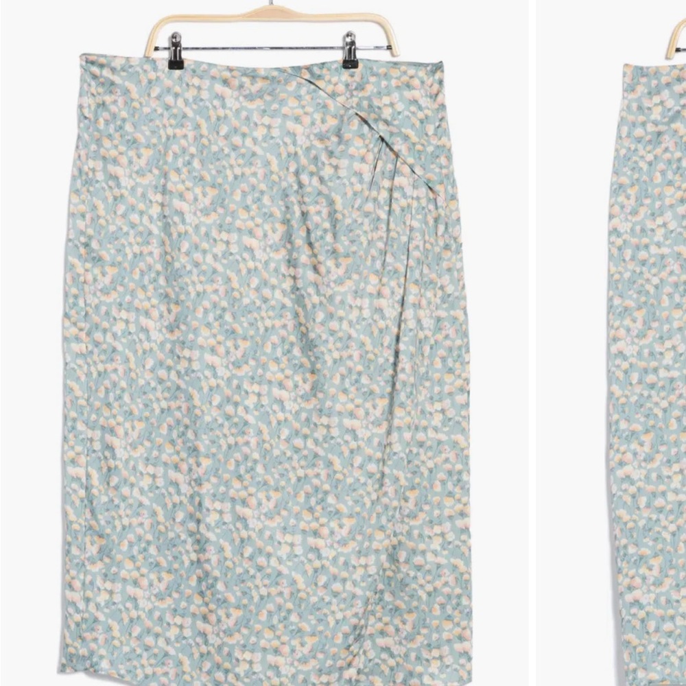 NWT Vince Carnation Floral Asymmetric Hem Skirt